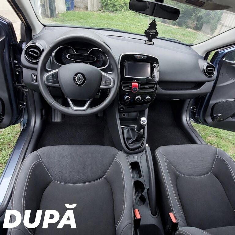 Interior auto curat dupa spalare la domiciliu in Iasi